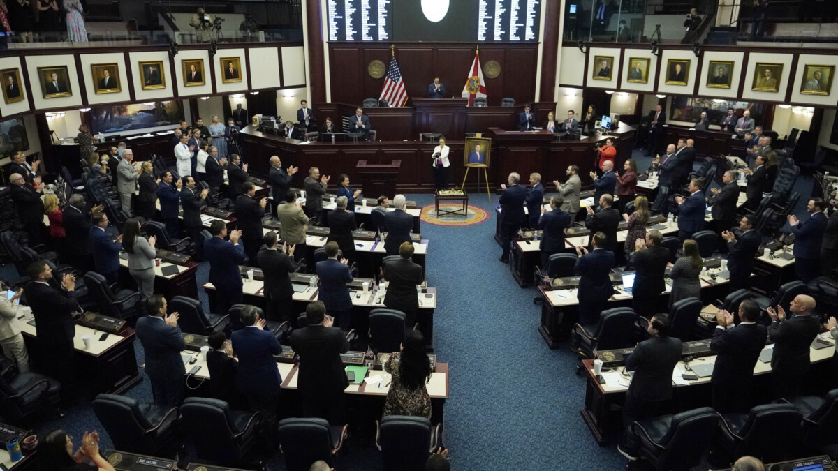Members of the Florida House of Representatives meet in 2022. | Wilfredo Lee, AP