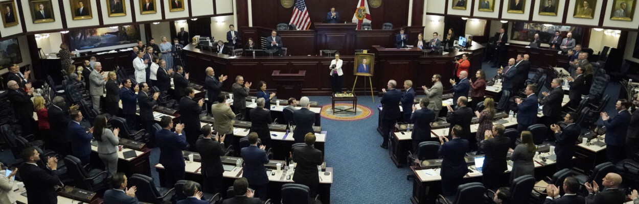 Members of the Florida House of Representatives meet in 2022. | Wilfredo Lee, AP