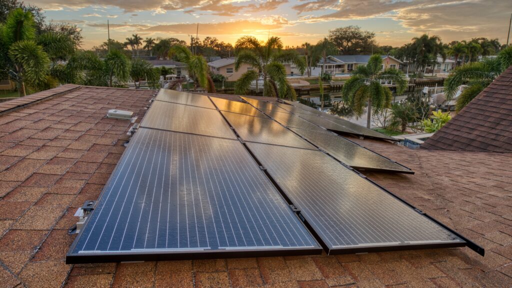 Solar panels on a Florida home | Glen Richard Photo via Shutterstock