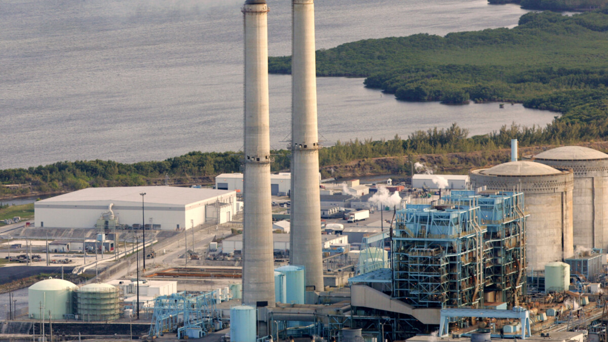 The Turkey Point nuclear plant is south of Miami. | Lynne Sladky, AP