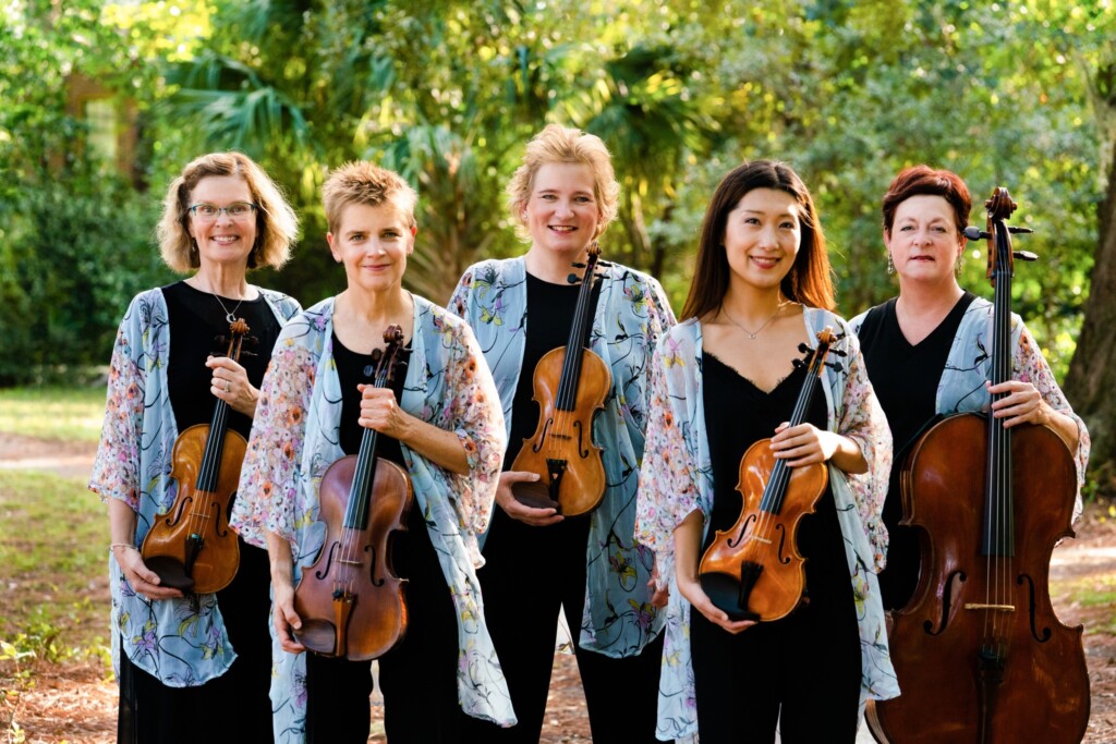 Photograph of Florida Chamber Music Project string quintet