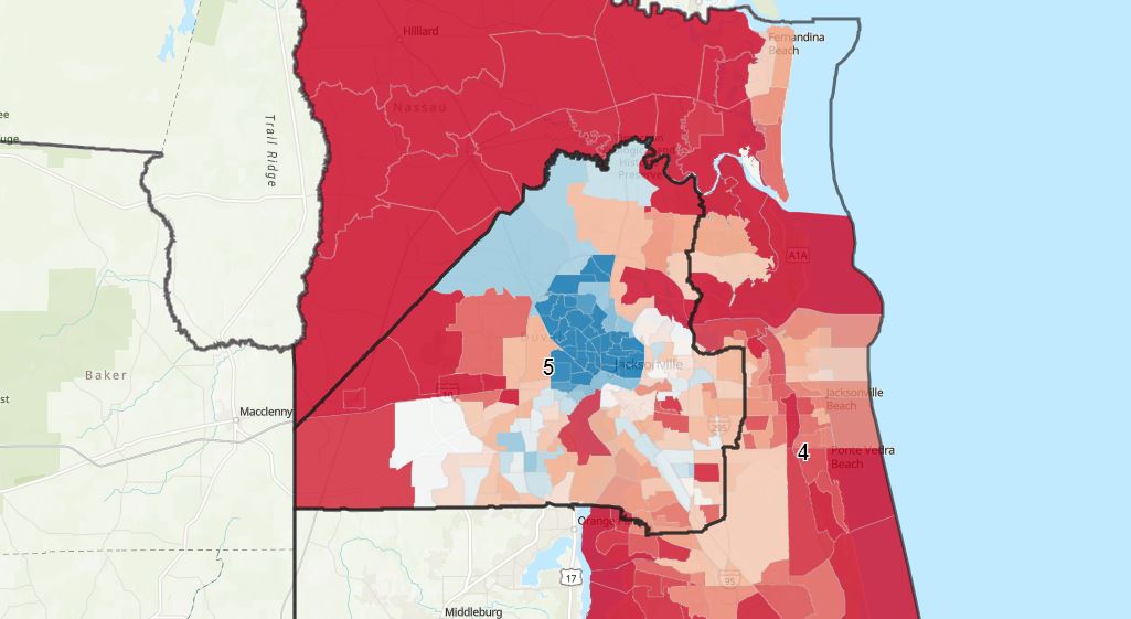 Featured image for “EXPLORE: How DeSantis’ congressional map affected Northeast Florida midterms”