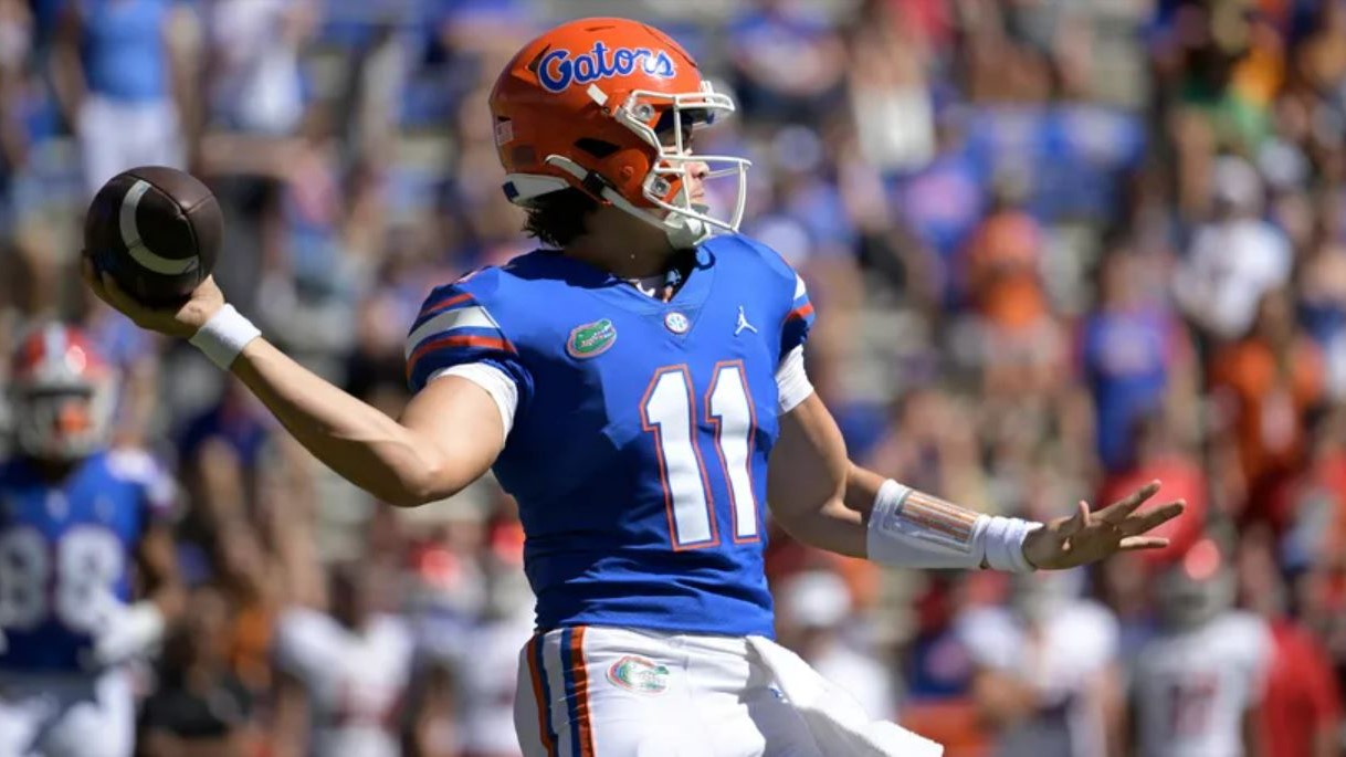 Featured image for “UF quarterback Jalen Kitna booked on child porn charges”
