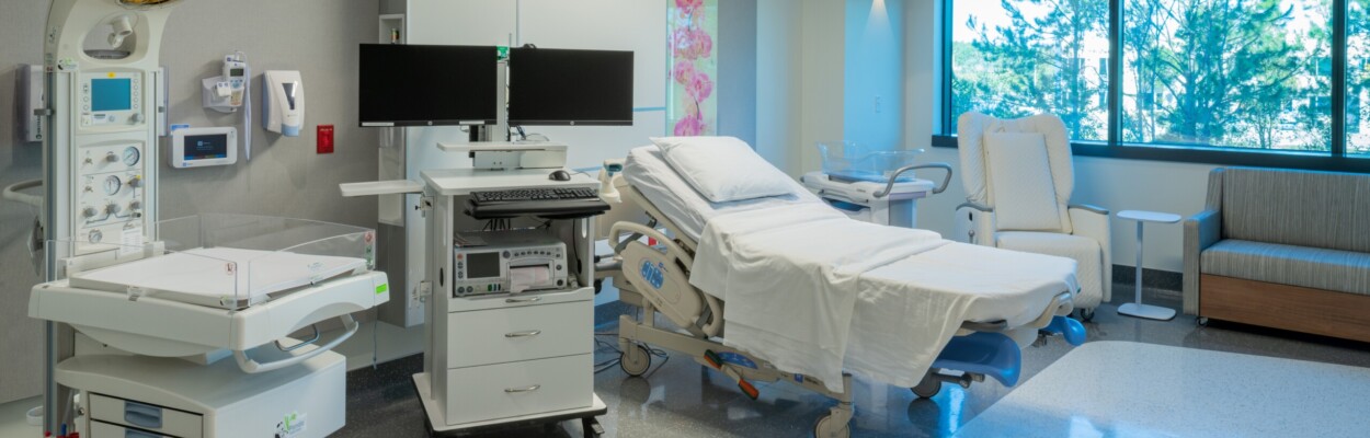 A private room i shown at the new Baptist Medical Center Clay.