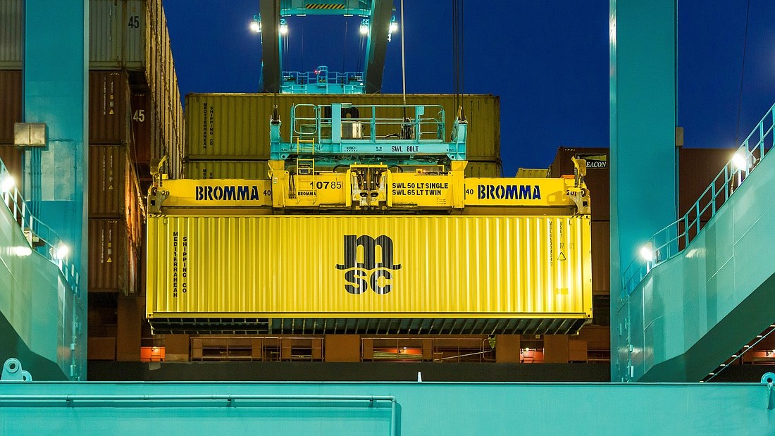 Featured image for “Jaxport adds fifth MSC Mediterranean container service”