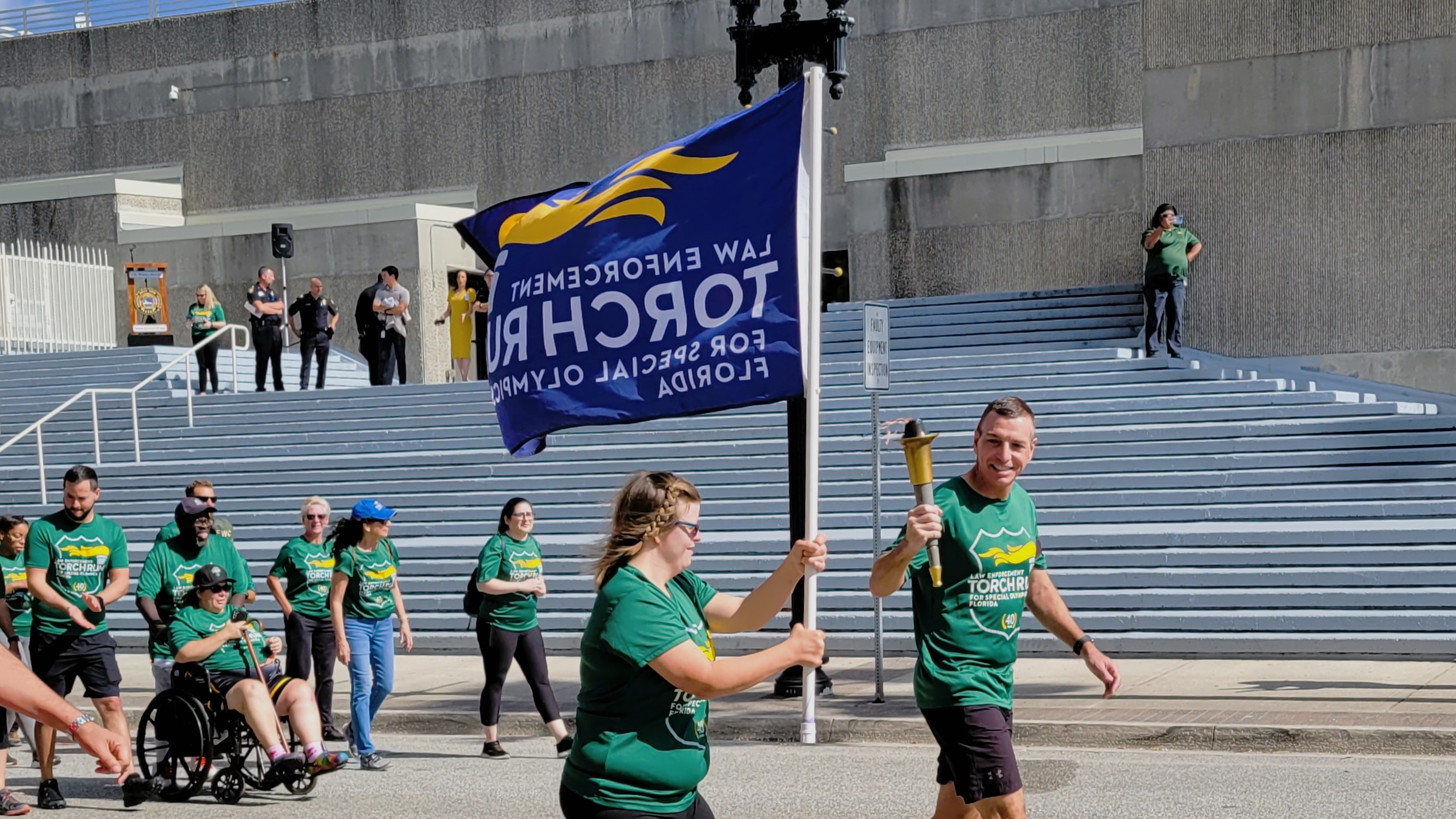 Featured image for “Special Olympics torch winds through Jacksonville”