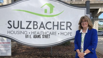 Featured image for “Not just a shelter: Sulzbacher progresses on broader mission for homeless”
