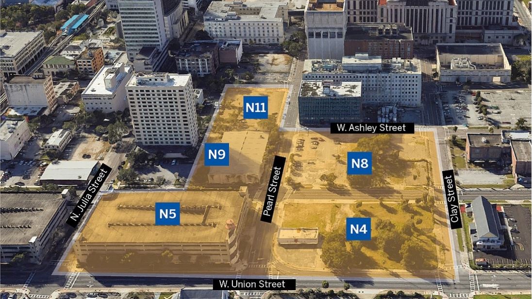 Featured image for “Development could transform five blocks in Downtown Jacksonville”