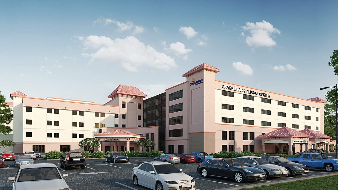 Featured image for “New tower nears completion at HCA Florida Orange Park Hospital”