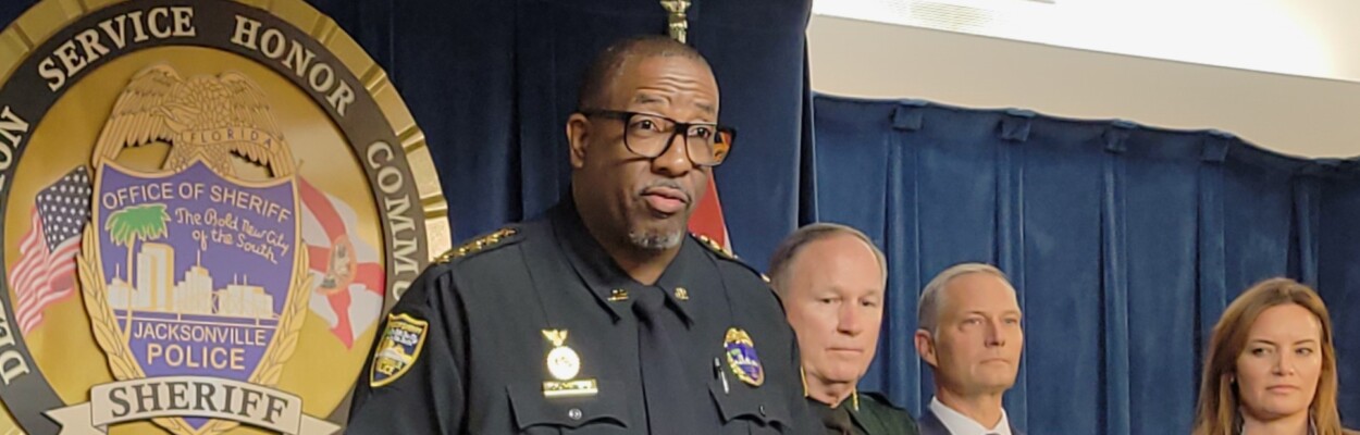 Jacksonville Sheriff T.K. Waters speaks at a news conference announcing the results of "Operation: Hot Summer."