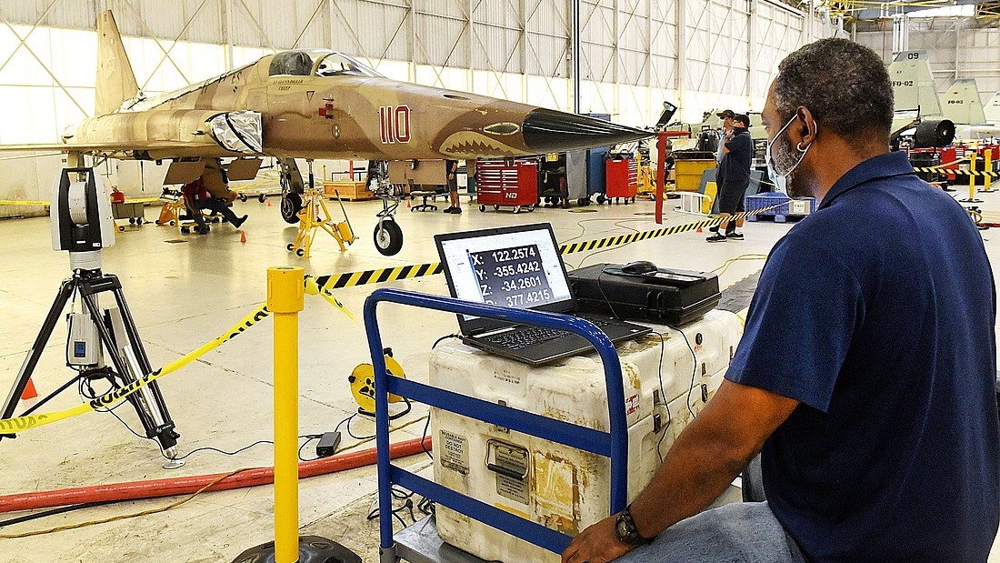 Florida State College at Jacksonville has a new aircraft maintenance apprenticeship program at Naval Air Station Jacksonville. | Toiete Jackson, U.S. Navy