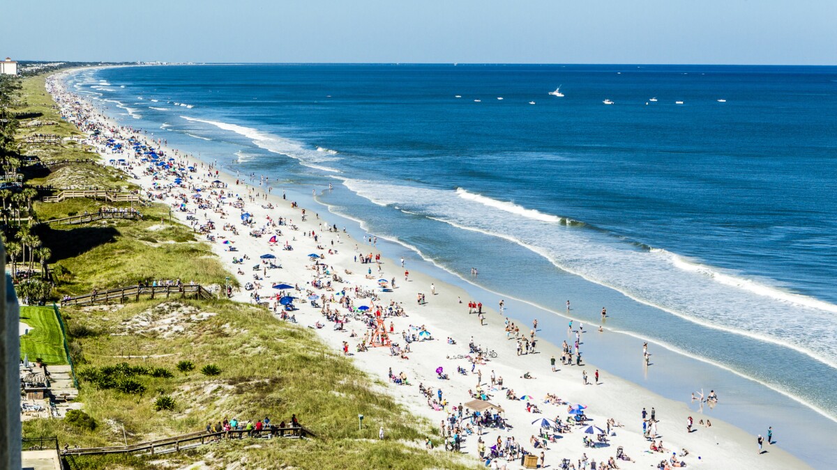 The beaches in Duval County draw thousands of tourists every year.