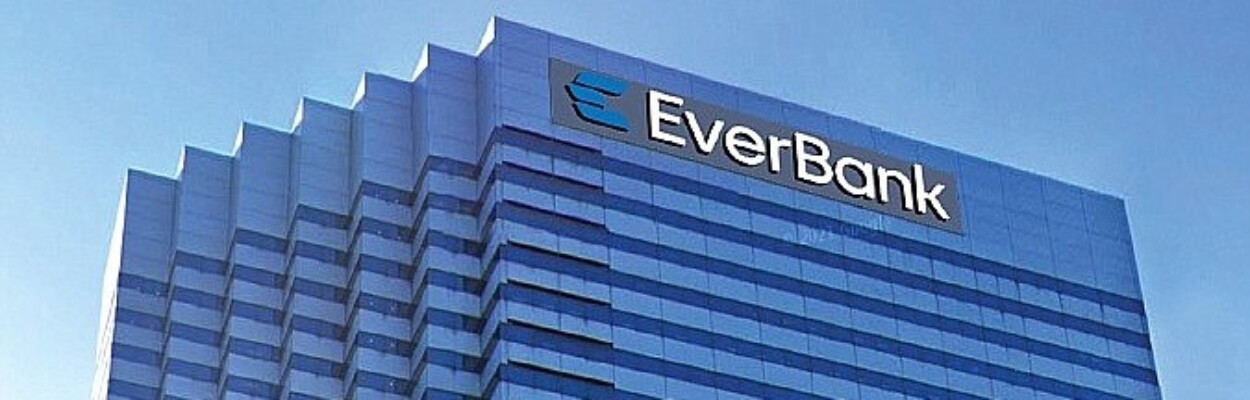 An illustration shows the EverBank name atop the 30-story tower on Bay Street.