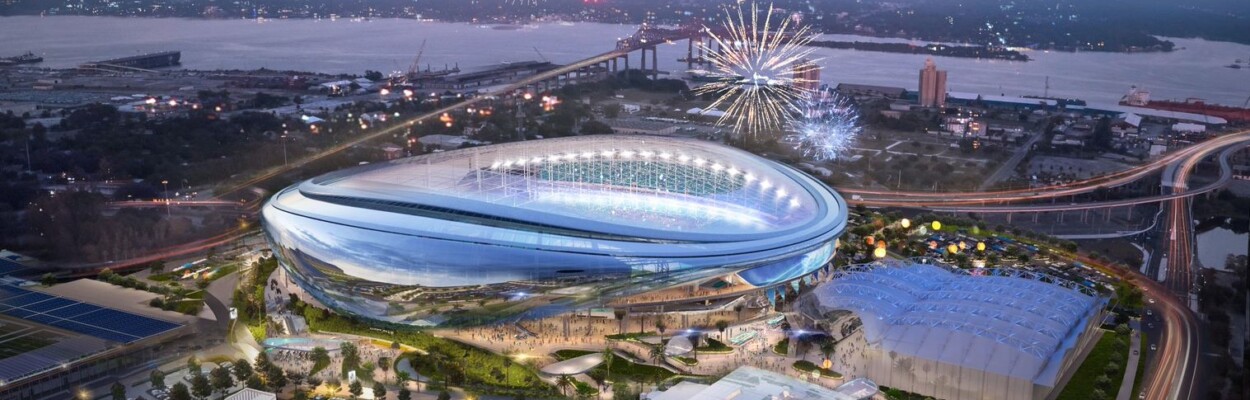 The Jacksonville Jaguars released this concept for what they call "the Stadium of the Future."