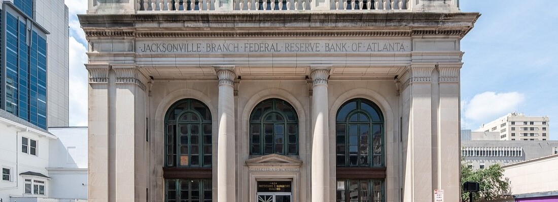 The historic Federal Reserve Building at 424 N. Hogan St. in Downtown Jacksonville. | Severine Photography, via the Jacksonville Daily Record