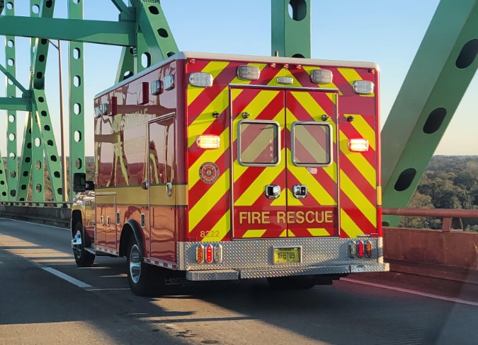 A Jacksonville Fire Rescue unit.