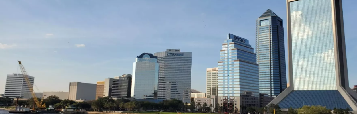 The pace of development in Downtown Jacksonville has increased in the past year. | Bill Bortzfield, WJCT News 89.9