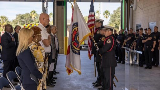 City officials open a new fire station on Monday, Oct. 23, 2023, on the Northside of Jacksonville. | Eric Prosswimmer, Jacksonville Fire and Rescue Department