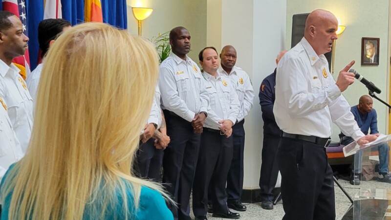 Featured image for “Jacksonville Fire Chief Keith Powers announces retirement”