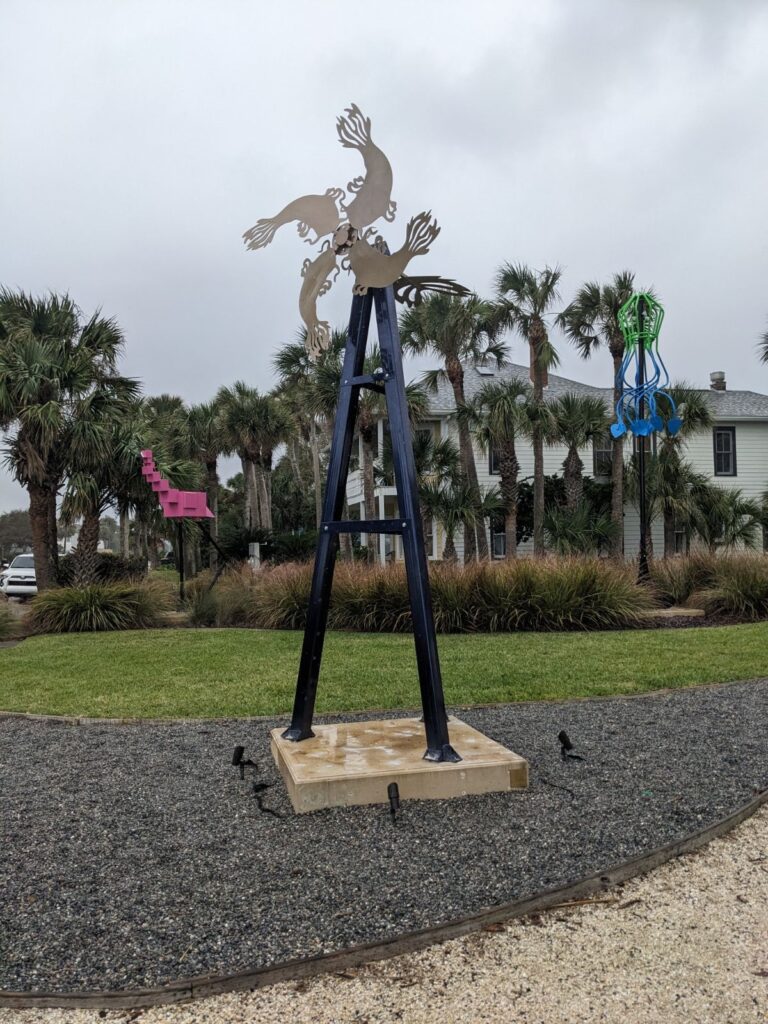 “Catfish Windmill” sculpture on display in Jacksonville Beach l University of North Florida