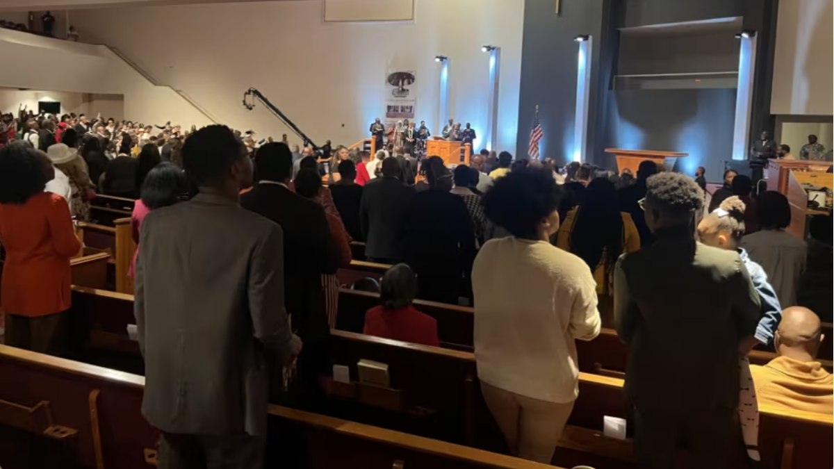 The congregation of Bethel Church celebrates 185 years on Sunday, Nov. 12, 2023. | News4Jax