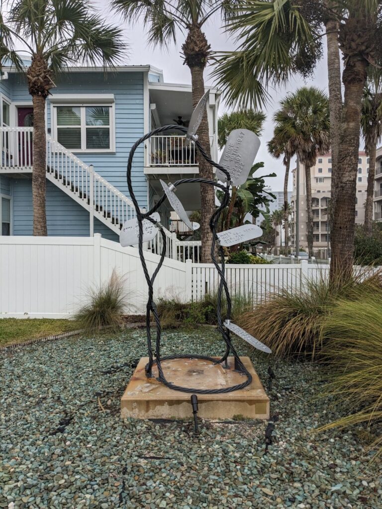 “Military in Memoriam” sculpture on display in Jacksonville Beach l University of North Florida