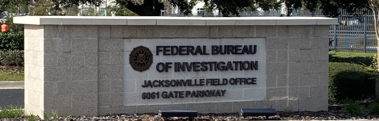 The FBI Jacksonville is among law enforcement agencies encourating the public to report hate crimes. l Steven Ponson, WJCT 89.9