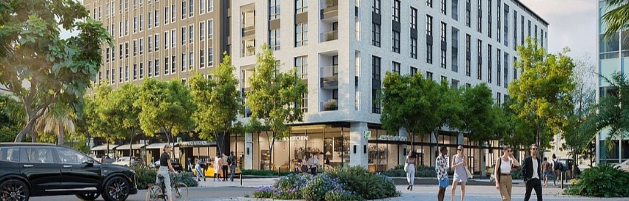 The development includes a seven-story, 21,000-square-foot mixed-use building with ground-floor retail and 205 residential units. | Jacksonville Daily Record