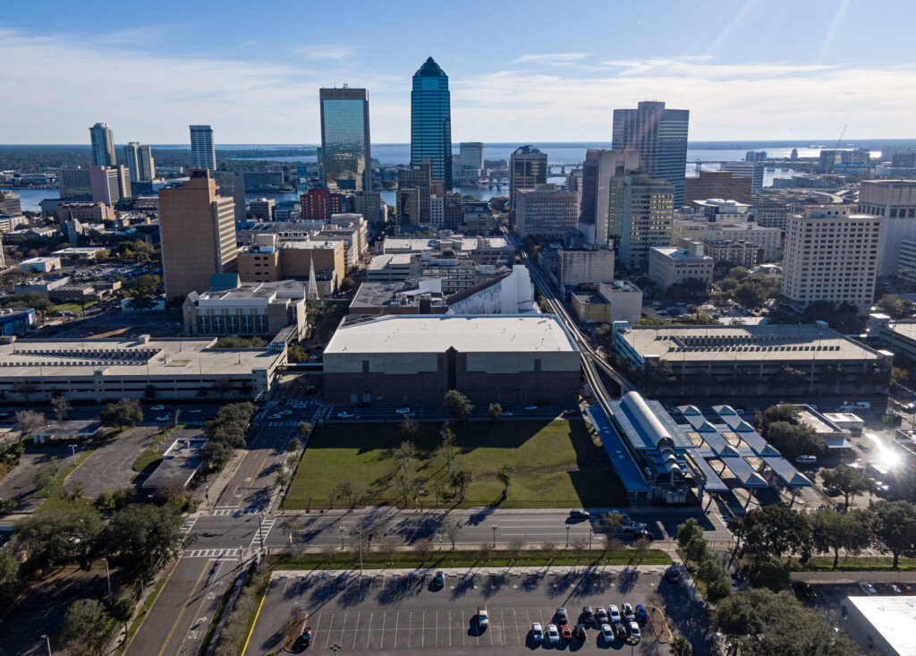 The Jacksonville Transportation Authority board is discussing a mixed-use development next to the Rosa Parks Skyway station. | Jacksonville Transportation Authority