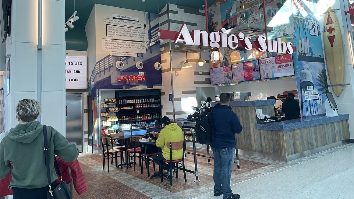 Angie’s Subs, based in Jacksonville Beach, has opened a quick-service restaurant at Jacksonville International Airport. | Jacksonville International Airport