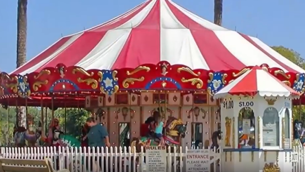 The carousel at Davenport Park was dismantled nearly five years ago. | News4Jax