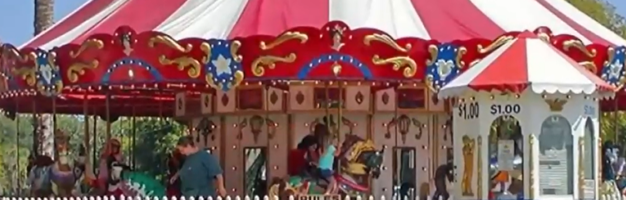 The carousel at Davenport Park was dismantled nearly five years ago. | News4Jax