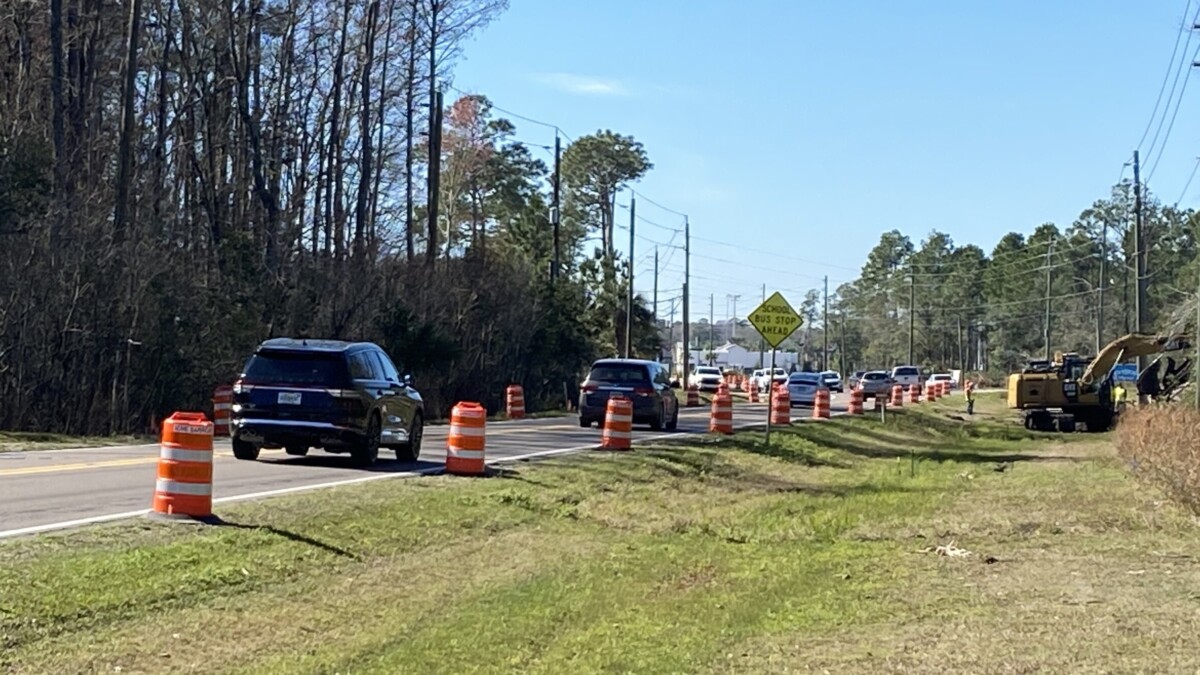 A portion of County Road 210 in northern St. Johns County will be expanded to six lanes to help alleviate traffic congestion. l Steven Ponson, WJCT News 89.9