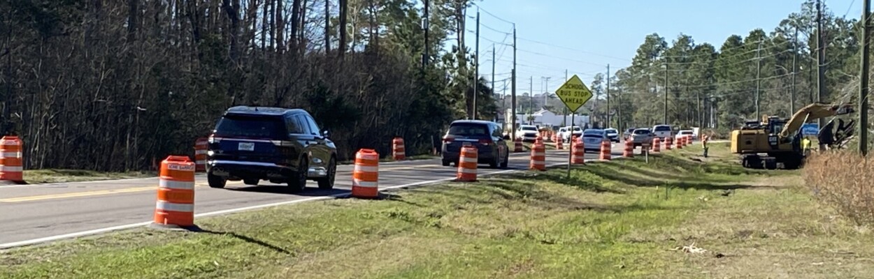 A portion of County Road 210 in northern St. Johns County will be expanded to six lanes to help alleviate traffic congestion. l Steven Ponson, WJCT News 89.9