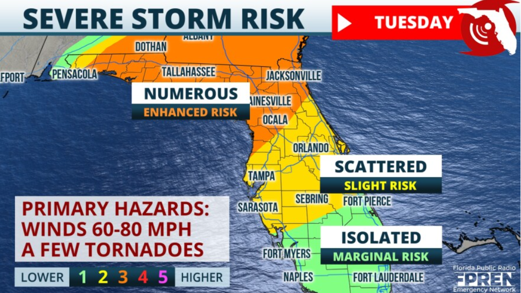 Featured image for “First Coast schools close as severe storms approach”
