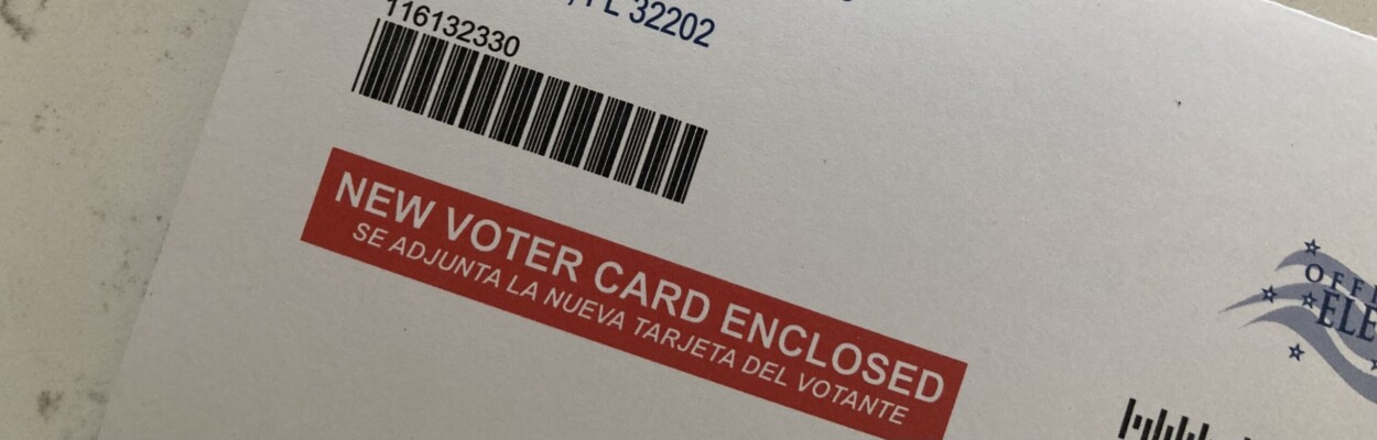 New voter information cards are being sent to registered voters across Duval County. l Jessica Palombo, Jacksonville Today