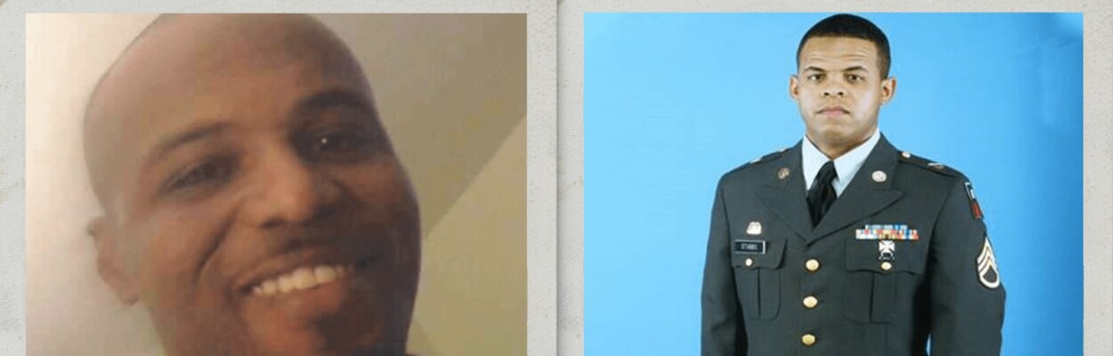 These are Project: Cold Case posters for step-brothers John Franklin Ragin Jr. , left, and Eric Dwayne Stubbs. They were found dead in a home in 2011. | Project Cold Case