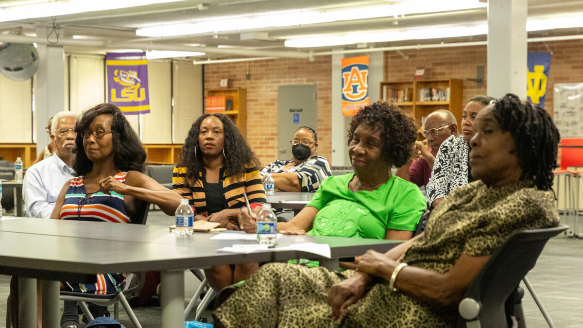 About 30 people attended a community forum last September at Raines High School to aid in the search for a new schools superintendent. | Will Brown, Jacksonville Today