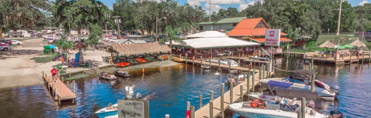 Whitey's Fish Camp, with restaurant, bar, marina and RV park. | Stephen Dirksen/Whitey's Fish Camp Facebook