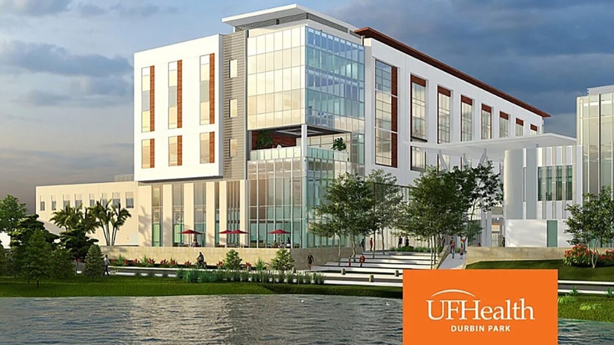 UF Health Durbin Park is a 395,000-square-foot hospital planned at 100 Flagler Health Way in St. Johns near Racetrack Road.