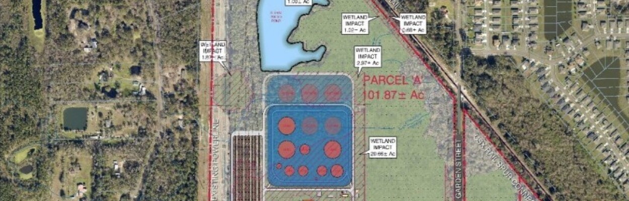 This was the plan for a fuel storage and rail depot on a 101-acre property in Dinsmore. The Land Use and Zoning Committee approved the withdrawal of Belvedere Terminals' plan for this site, but the company hit a stumbling block as it seeks to replace the targeted location. | City of Jacksonville