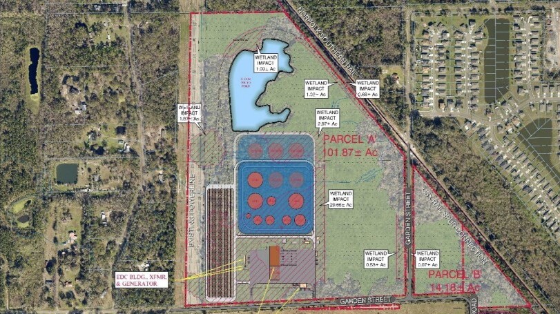 This was the plan for a fuel storage and rail depot on a 101-acre property in Dinsmore.