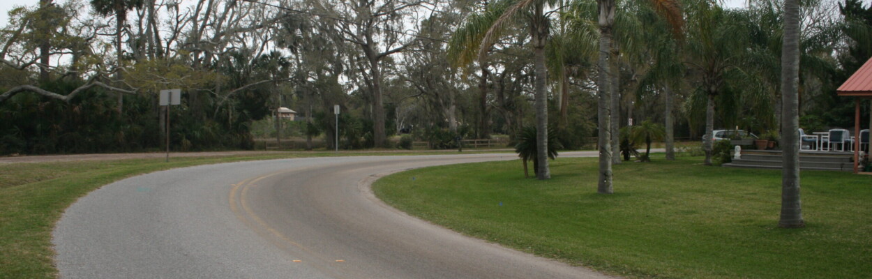 The trail site in St. Johns County