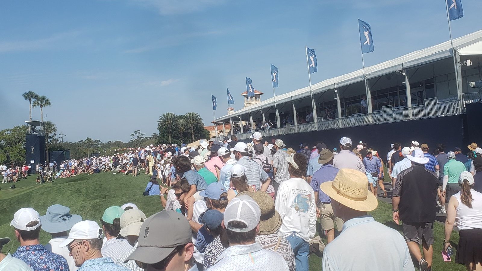 A crowd packs the Players Championship on Friday, March 15, 2024. | Noah Hertz, Jacksonville Today