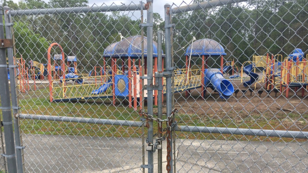 The playground at Ringhaver Park had been fenced around and closed since 2019. It reopened this week. l Kim Clontz, Friends of Jax Playgrounds.