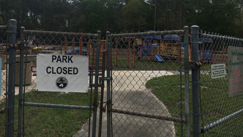 The playground at Ringhaver Park had been closed since 2019. The park has since reopened with improved playground equipment. l Kim Clontz, Friends of Jax Playgrounds. 