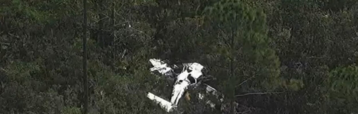 Two people died Monday when this small plane crashed in St. Augustine. | News4Jax