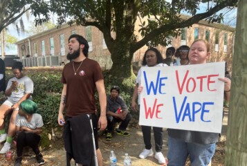 Featured image for “Protesters call on DeSantis to veto vaping regulations”