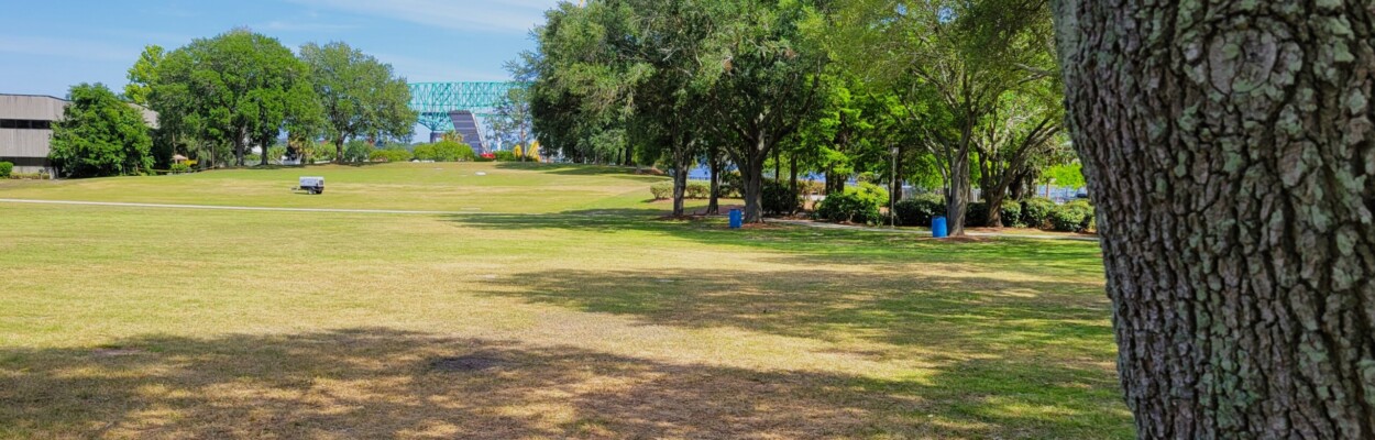 Metropolitan Park is seen looking east, where a stage once sat. | Dan Scanlan, Jacksonville Today