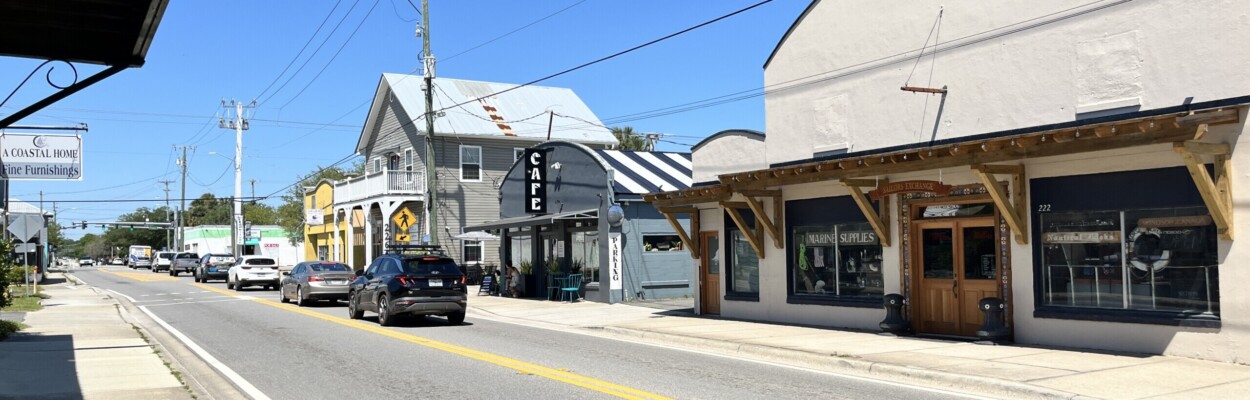 West King Street is one of West City's main thoroughfares. New businesses have cropped up along the road in recent years, like Buena Onda Cafe, pictured here, filling in once-vacant spots. | Noah hertz, Jacksonville Today.